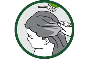 Adding MOOV headlice to hair